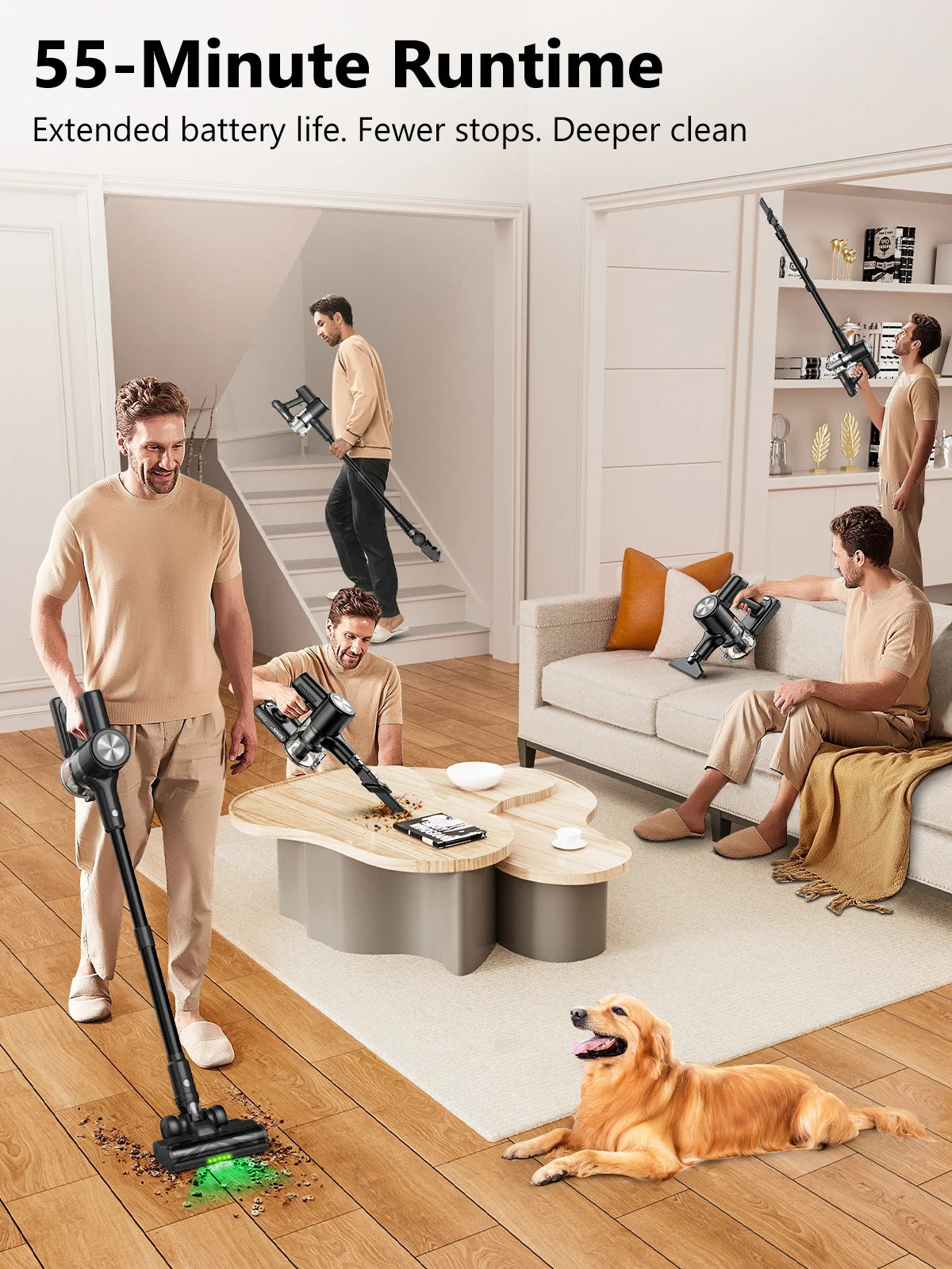 Aureon XS35 - Cordless Vacuum Cleaner - Purple